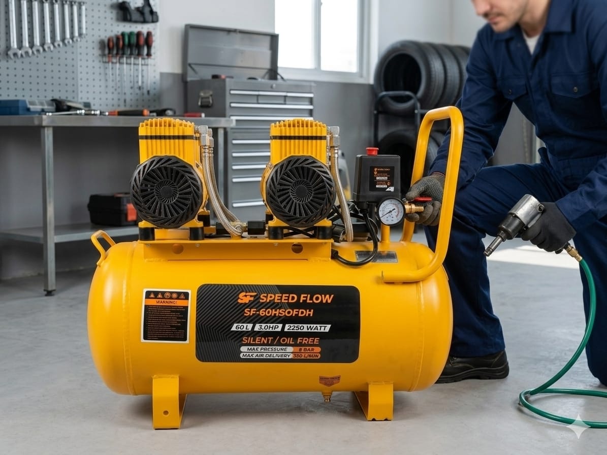 SF-60HSOFDH Oil-Free Air Compressor
