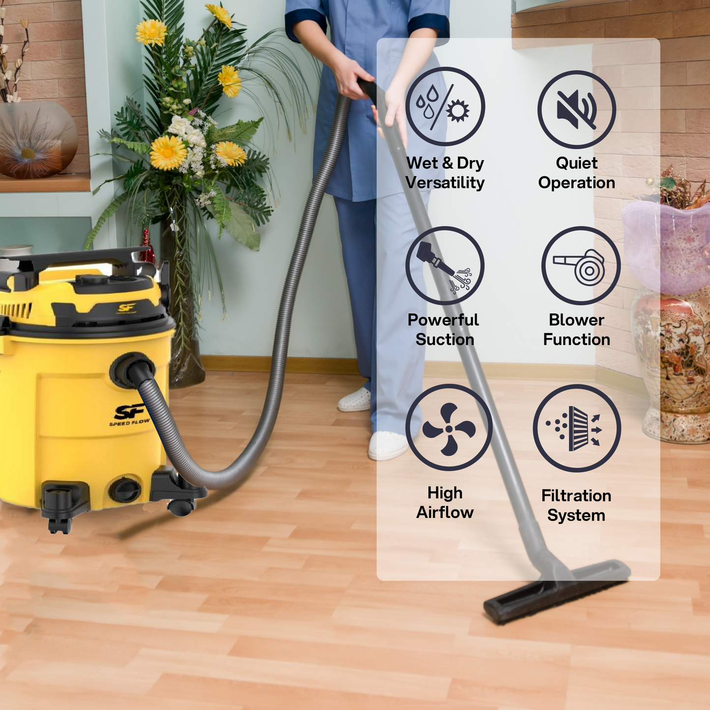 SFV-30 PP Wet & Dry Vacuum Cleaner
