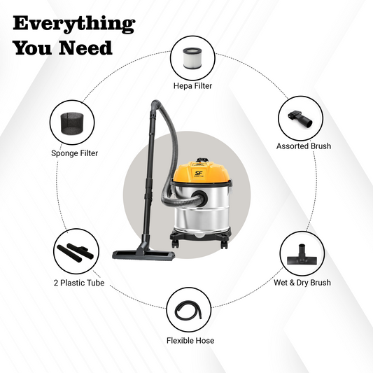 SFV-25 SS Wet & Dry Vacuum Cleaner