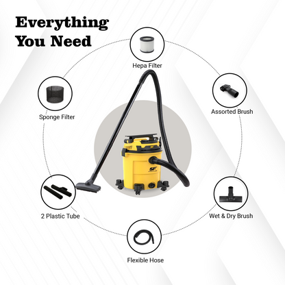 SFV-30 PP Wet & Dry Vacuum Cleaner