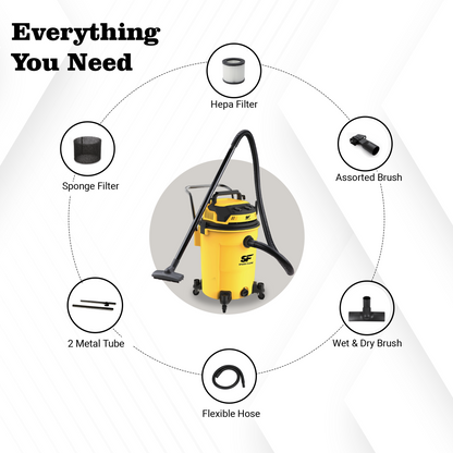 SFV-DM 60 PP Wet & Dry Vacuum Cleaner