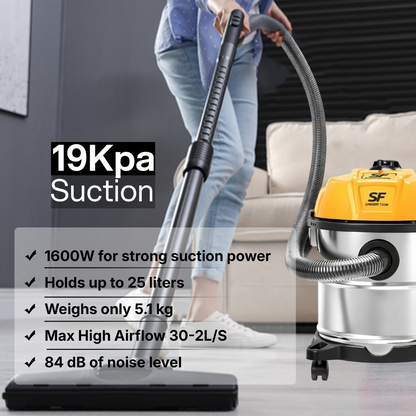 SFV-25 SS Wet & Dry Vacuum Cleaner