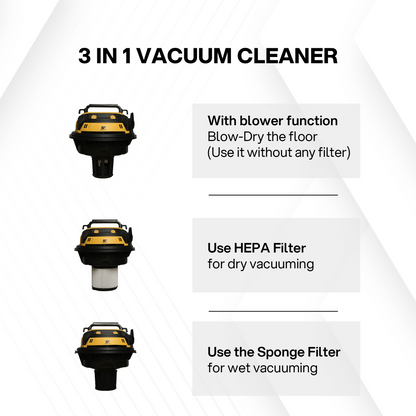 SFV-DM 80 SS Wet & Dry Vacuum Cleaner