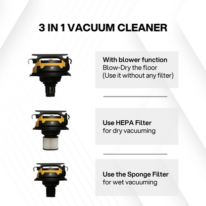 SFV-25 SS Wet & Dry Vacuum Cleaner