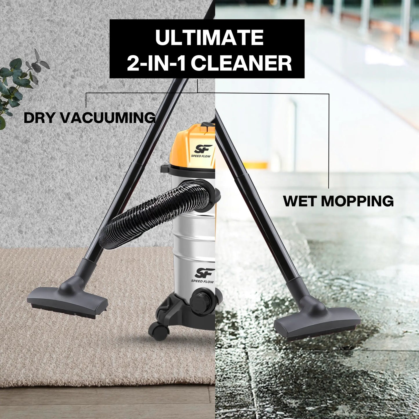 SFV-35 SS Wet & Dry Vacuum Cleaner