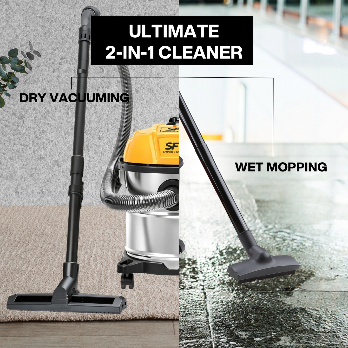 SFV-25 SS Wet & Dry Vacuum Cleaner