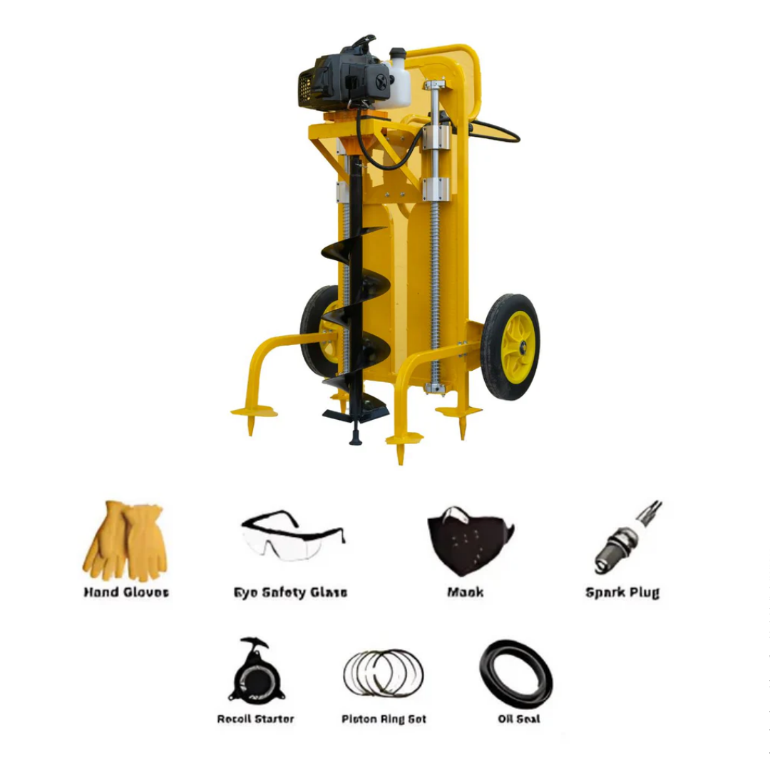 SF-EAG68DW Earth Auger (Double Wheel Trolley)