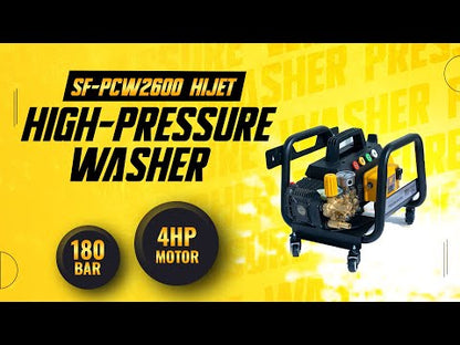 SF-TCW-2600 HIJET 180 Bar - Commercial Cold Water Electric High Pressure Washer